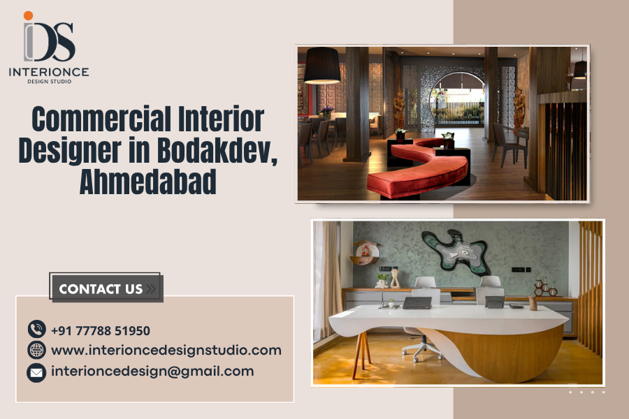 Commercial Interior Designer in Bodakdev, Ahmedabad