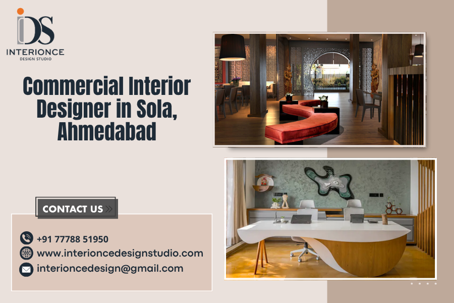Commercial Interior Designer in Sola, Ahmedabad