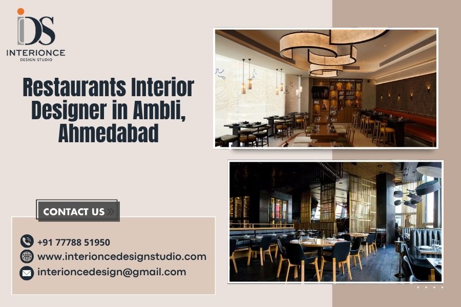 Restaurants Interior Designer in Ambli, Ahmedabad